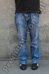 Leg Man Casual Jeans Average Street photo references